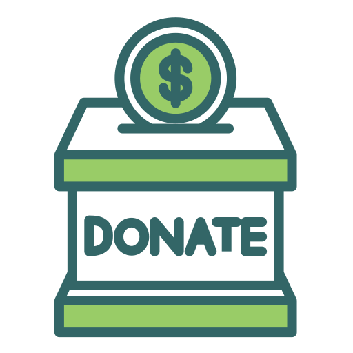 caja de donación icono gratis