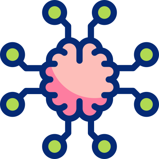 red neuronal icono gratis