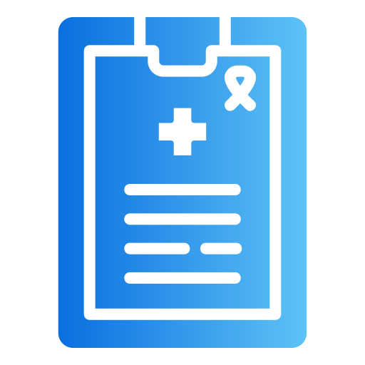 informe médico icono gratis