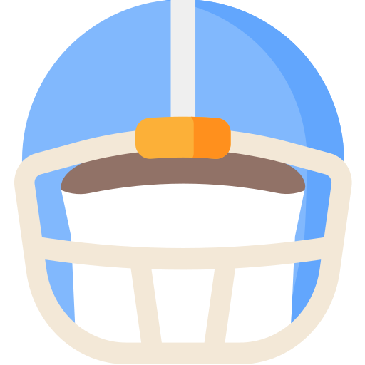 casco de fútbol icono gratis