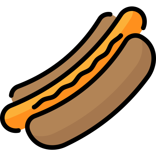 hot dog icono gratis