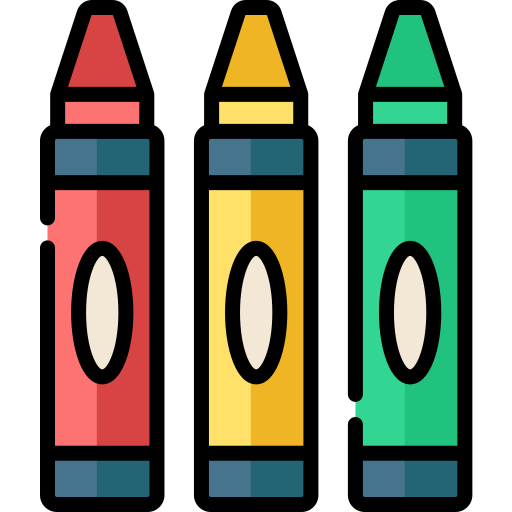 Crayon Kawaii Flat icon