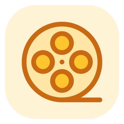 carrete de película icono gratis