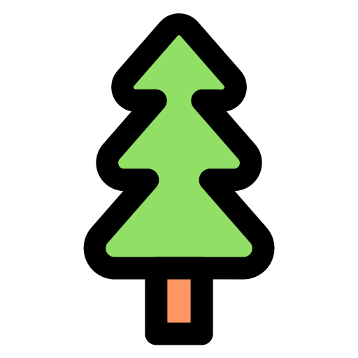 árbol de navidad icono gratis