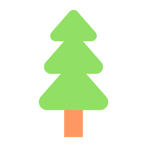 árbol de navidad icono gratis