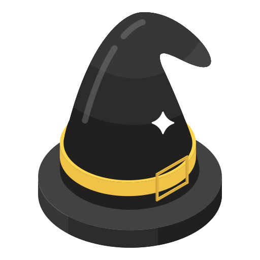 sombrero de mago icono gratis