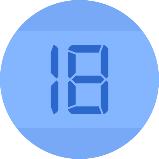 dieciocho icono gratis