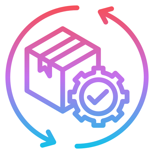 gestión de productos icono gratis