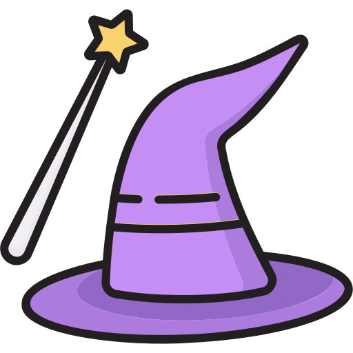 Wizard hat free icon