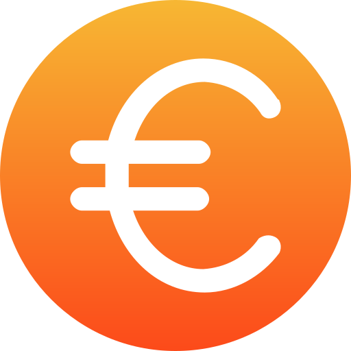 euro icono gratis