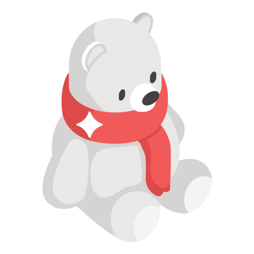 oso de peluche icono gratis