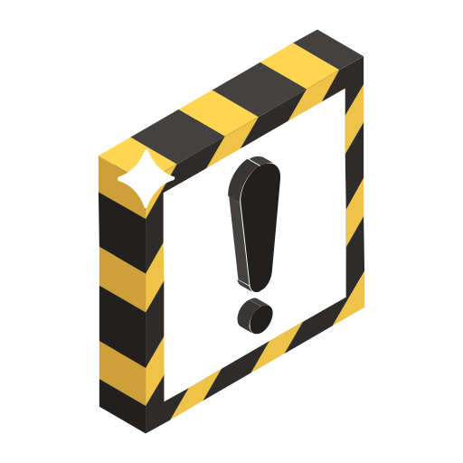 Caution free icon