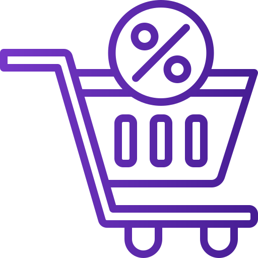 carrinho de compras grátis ícone