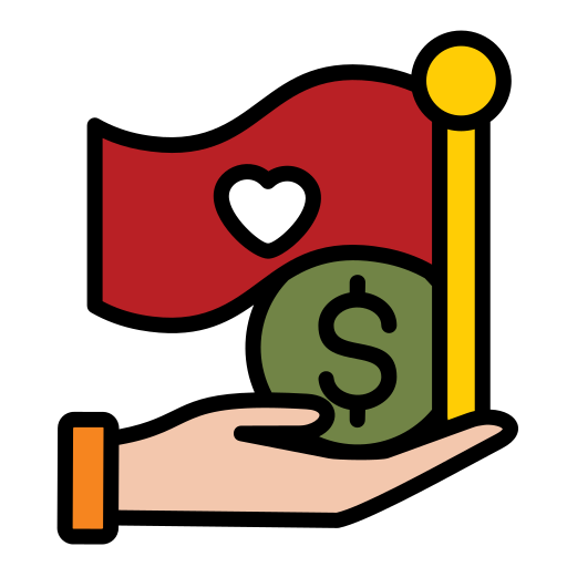 filantropía icono gratis