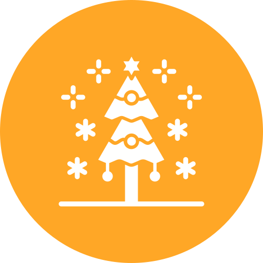 árbol de navidad icono gratis