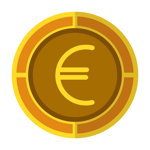 euro icono gratis
