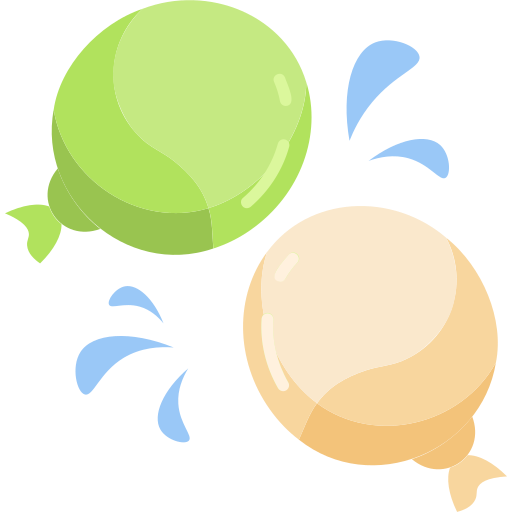 globos de agua icono gratis