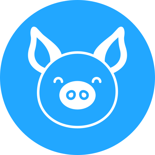 cerdito icono gratis