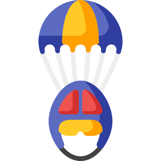 parachutisme Icône gratuit parachutisme Icône gratuit