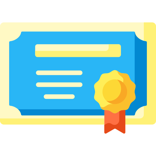 Certificate Special Flat icon