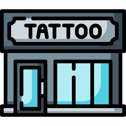 Estudio de tatuaje icono gratis