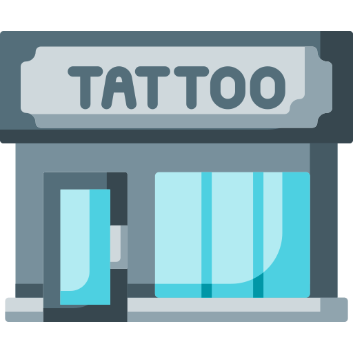 Estudio de tatuaje icono gratis