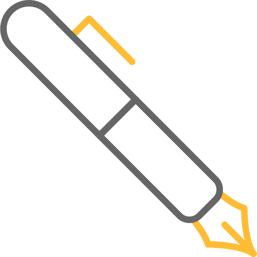 pluma fuente icono gratis