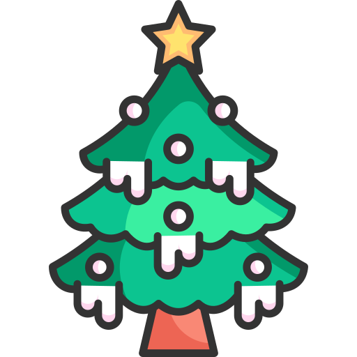 árbol de navidad icono gratis