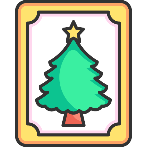 tarjeta de navidad icono gratis