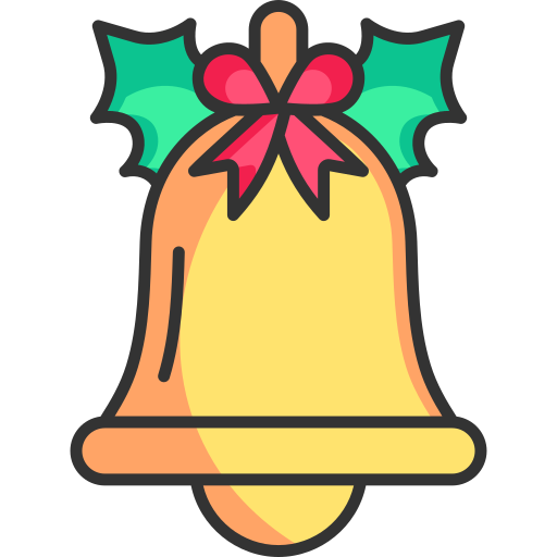 campana de navidad icono gratis