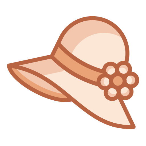 sombrero para el sol icono gratis