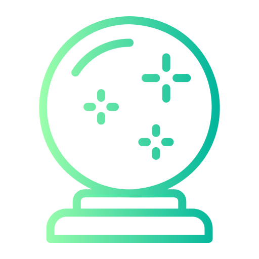 bola de cristal icono gratis