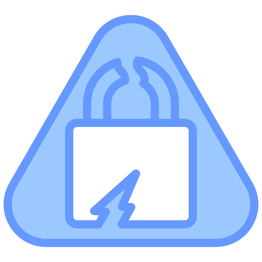 Vulnerability free icon