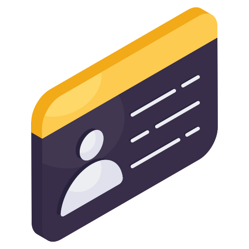 carte d'identité Icône gratuit carte d'identité Icône gratuit