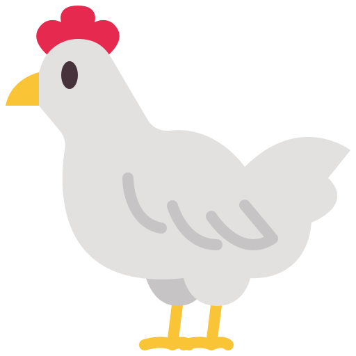 Chicken free icon Chicken free icon