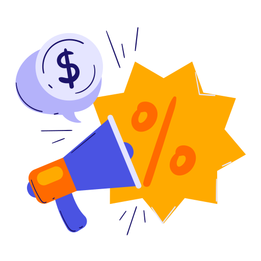 Discount free icon