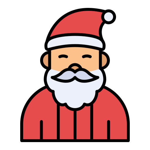 papá noel icono gratis