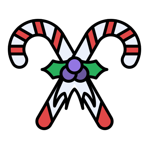 bastón de caramelo icono gratis