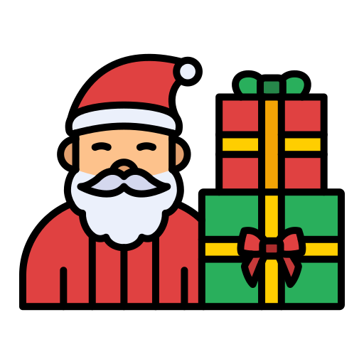 papá noel icono gratis