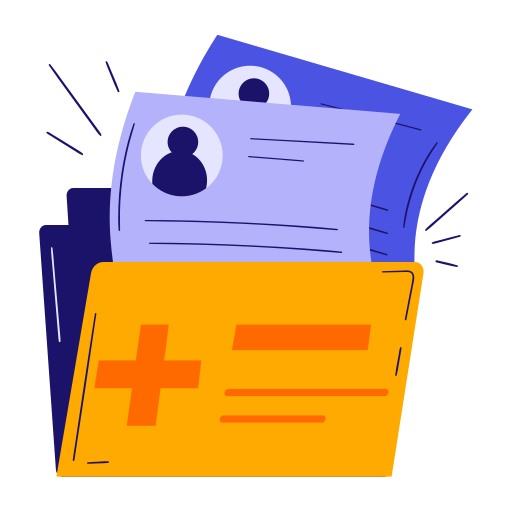 Patient data free icon