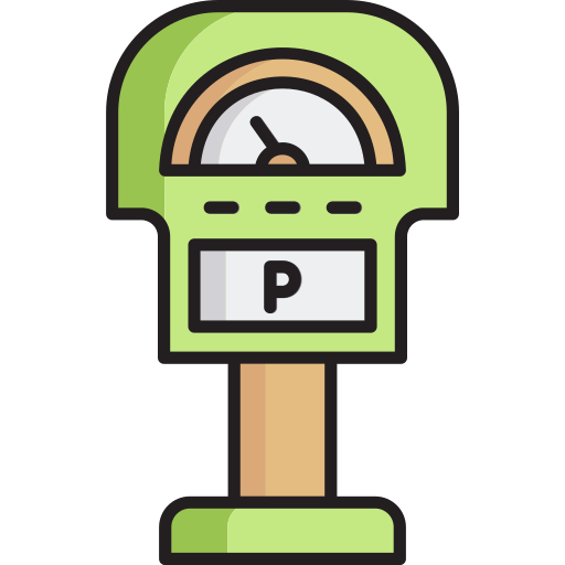 Parking meter free icon Parking meter free icon