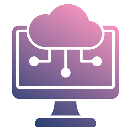 computación en la nube icono gratis
