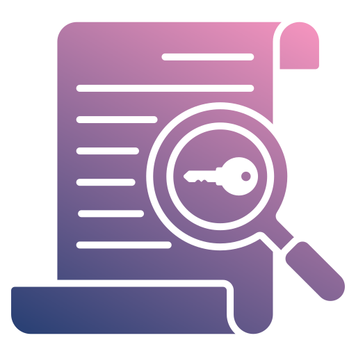 Исследование ключевых слов бесплатно иконка