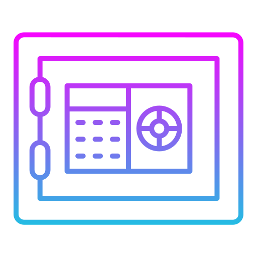 caja de seguridad icono gratis