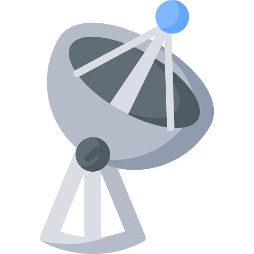 antena parabólica icono gratis