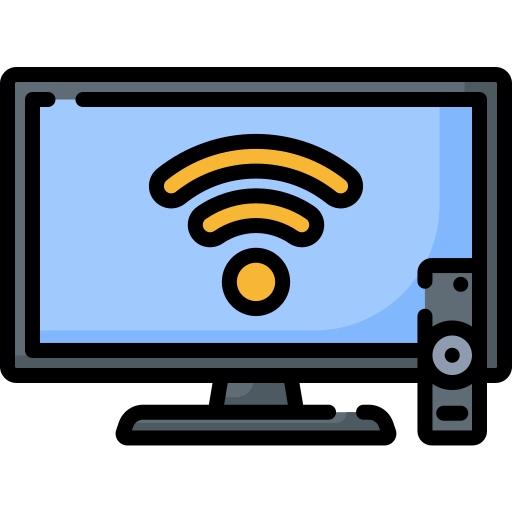 televisión inteligente icono gratis