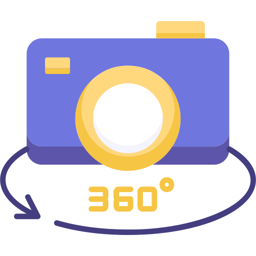 camara virtual icono gratis