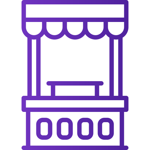 barraca de comida grátis ícone