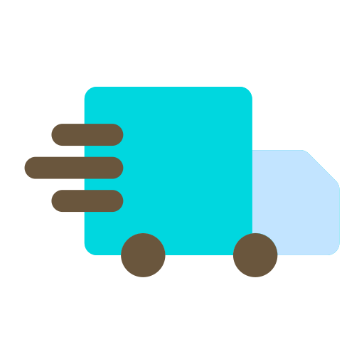 camión de reparto icono gratis