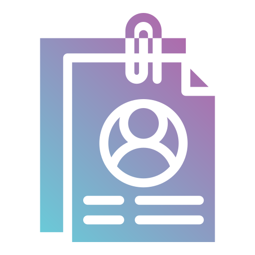 currículum vitae icono gratis